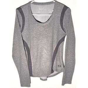 Under Armour Women's Gray ColdGear Crew Neck Sweatshirt